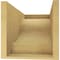 Ekena Millwork 10"W x 20"D x 10"H Wide Newport Rough Cedar Woodgrain TimberThane Corbel, Primed Tan CORUR10X20X10NEWRCPR - alternate 3